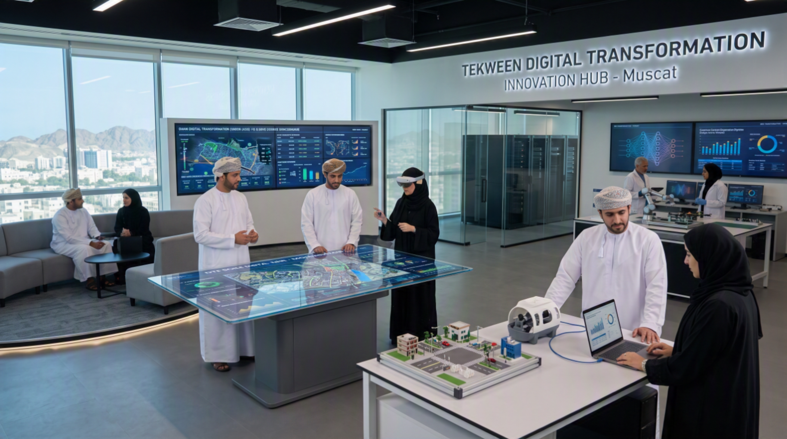 Tekween Digital Transformation Innovation Hub in Muscat